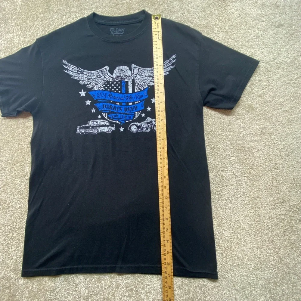 Darrin Reed Memorial Ride Run 2018 Shirt Mens Medium Crew‎ Neck Motorcycle Car
